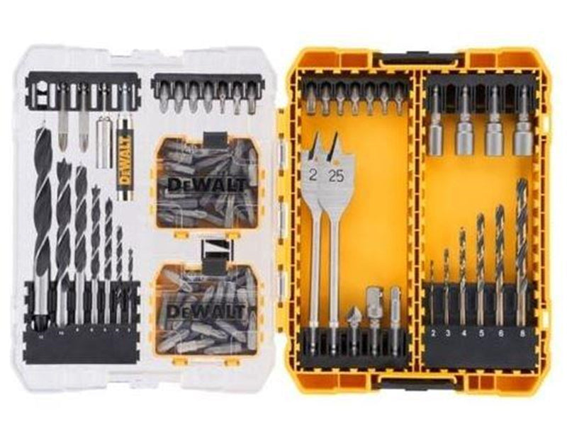 Dewalt DT70785-QZ 100-piece accessory set in a medium-sized Toughcase+