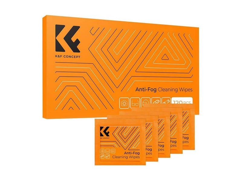 K&F Concept KF08.036 10x15 cm moistened lens/glasses cleaning wipes 120 pcs
