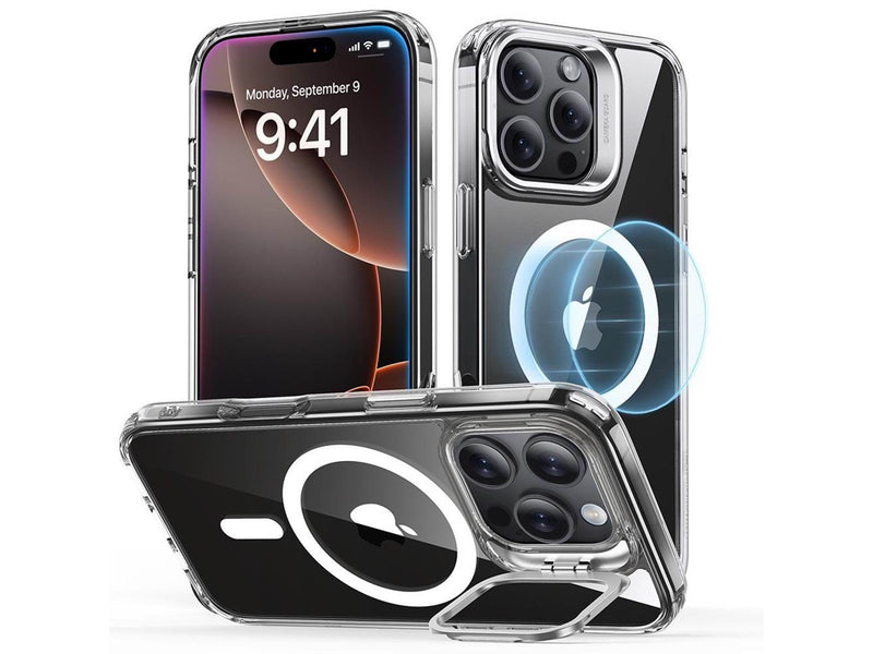 ESR Classic Hybrid HaloLock with Stash Stand mobile phone case
