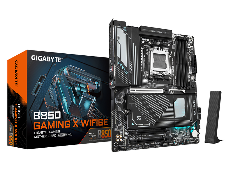 GIGABYTE B850 GAMING X WIFI6E Mainboard - AMD B850 - AMD AM5 socket - DDR5 RAM - ATX