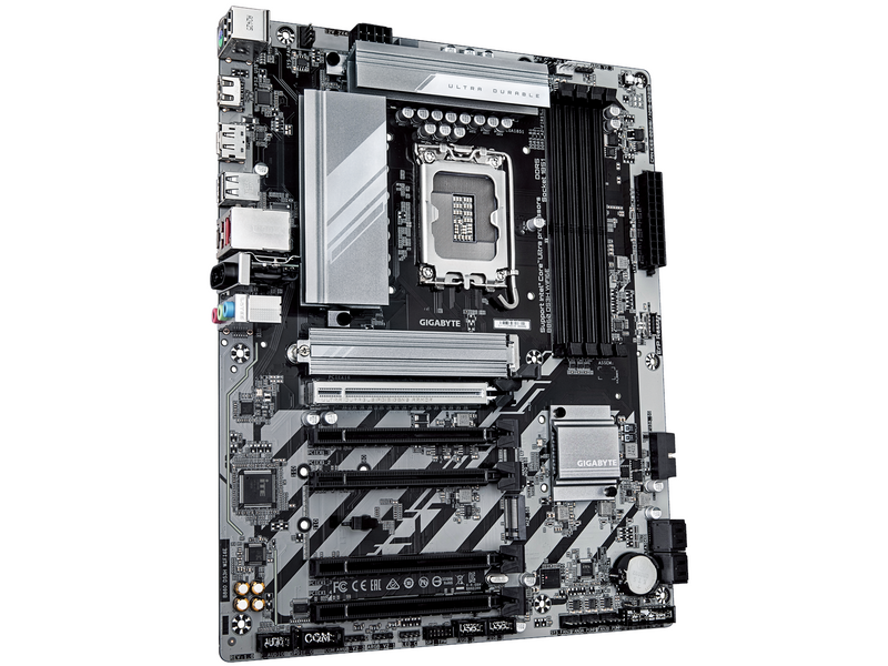 GIGABYTE B860 DS3H WIFI6E Mainboard - Intel B860 - Intel LGA1851 socket - DDR5 RAM - ATX
