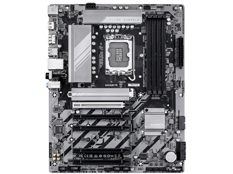 GIGABYTE B860 DS3H WIFI6E Mainboard - Intel B860 - Intel LGA1851 socket - DDR5 RAM - ATX