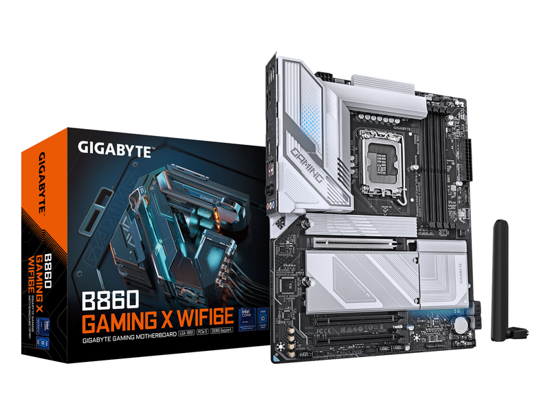 GIGABYTE B860 GAMING X WIFI6E Mainboard - Intel B860 - Intel LGA1851 socket - DDR5 RAM - ATX