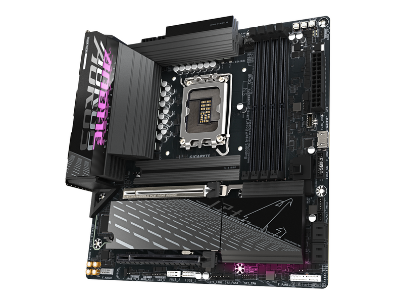 GIGABYTE B860M AORUS ELITE WIFI6E Mainboard - Intel B860 - Intel LGA1851 socket - DDR5 RAM - Micro-ATX