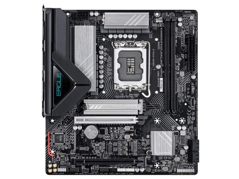 GIGABYTE B860M EAGLE Mainboard - Intel B860 - Intel LGA1851 socket - DDR5 RAM - Micro-ATX