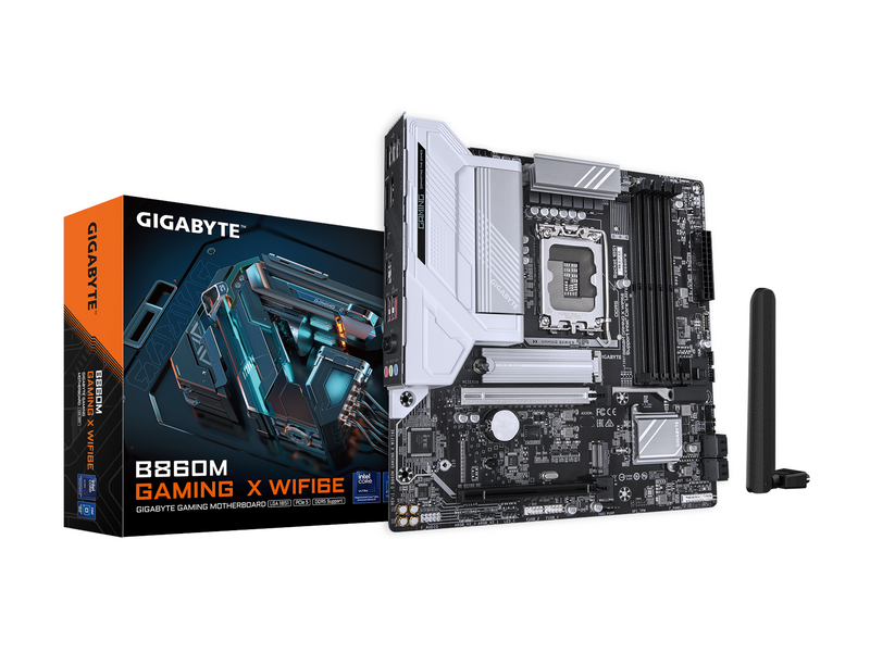 GIGABYTE B860M GAMING X WIFI6E Mainboard - Intel B860 - Intel LGA1851 socket - DDR5 RAM - Micro-ATX