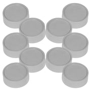 MAUL Magnete grau Ø 3,4 x 1,4 cm - 10 Stück
