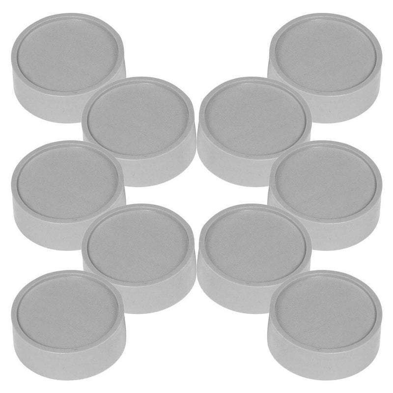 MAUL Magnete grau Ø 3,4 x 1,4 cm - 10 Stück