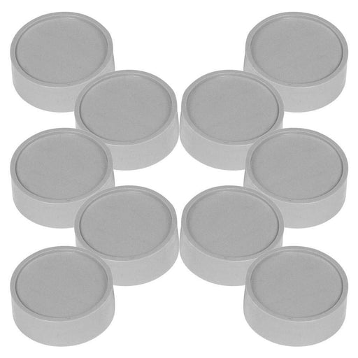 MAUL Magnete grau Ø 3,4 x 1,4 cm - 10 Stück
