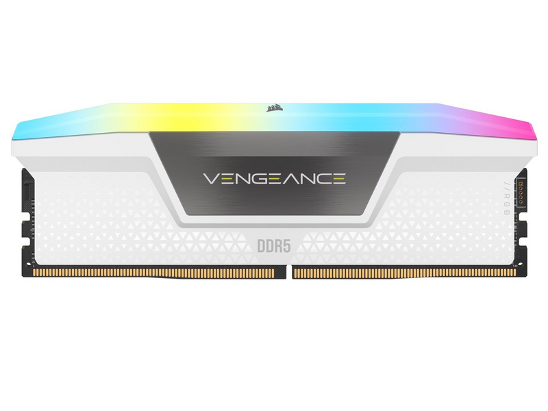 Corsair Vengeance RGB DDR5-6000 - 32GB - CL36 - Dual Channel (2 pcs) - AMD EXPO & Intel XMP - Weiß mit RGB