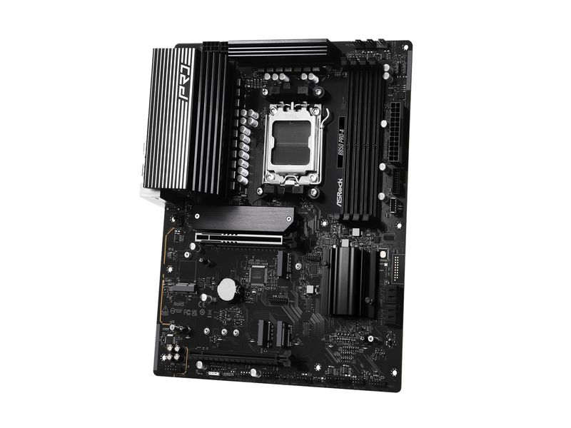 ASRock B850 Pro-A Mainboard - AMD B850 - AMD AM5 socket - DDR5 RAM - ATX