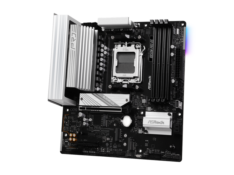 ASRock B850M Pro RS Mainboard - AMD B850 - AMD AM5 socket - DDR5 RAM - Micro-ATX