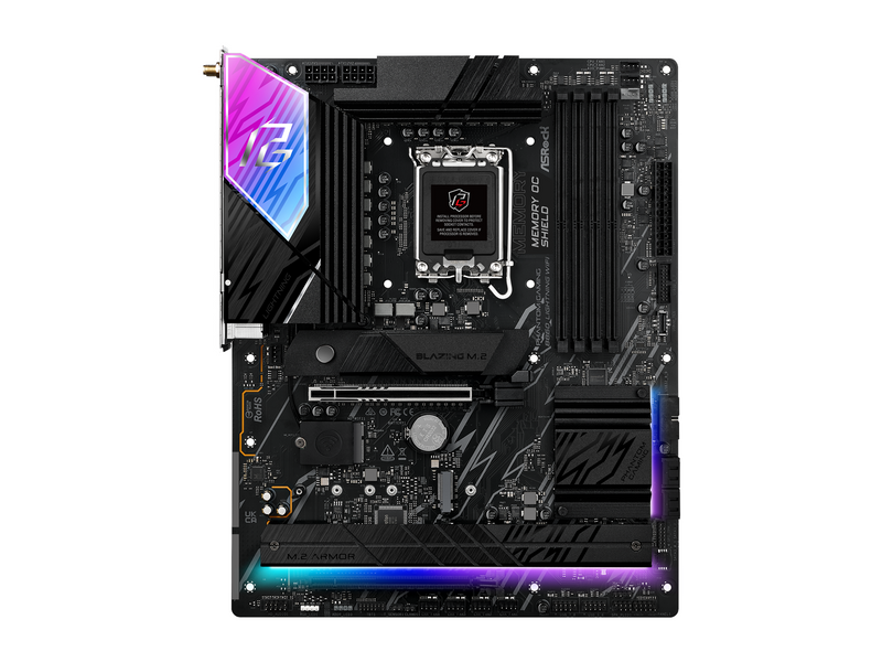 ASRock B860 Lightning WiFi Mainboard - Intel B860 - Intel LGA1851 socket - DDR5 RAM - ATX