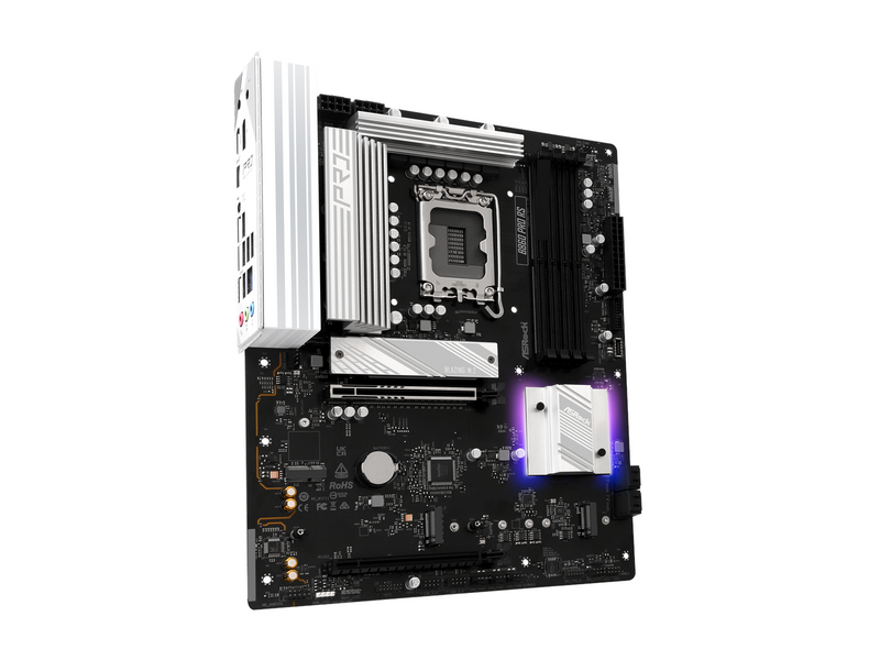 ASRock B860 Pro RS Mainboard - Intel B860 - Intel LGA1851 socket - DDR5 RAM - ATX