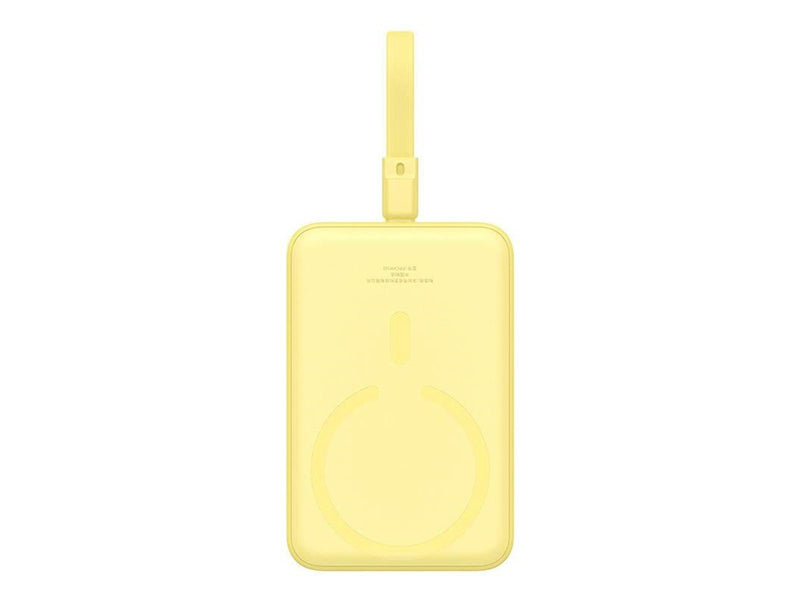 Baseus Magnetic Mini 10000mAh 20W MagSafe Magnetic Power Bank (Yellow) Powerbank (Akku) - Gelb - 10000 mAh