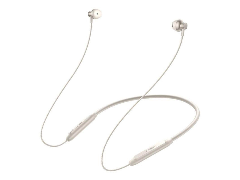 Joyroom JR-D8 wireless neckband headphones (cream white)