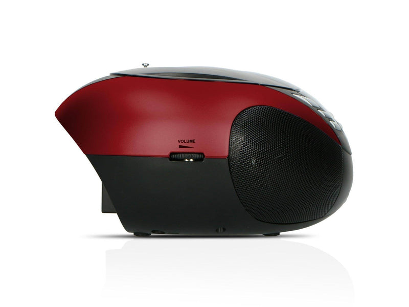 Lenco SCD-37 USB - Portable FM Radio CD and USB player - Red