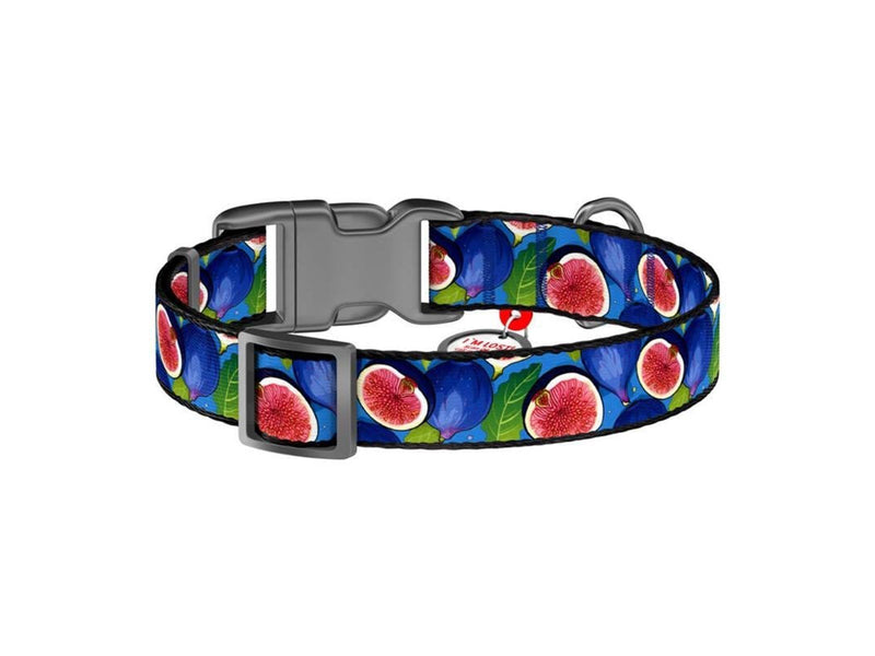 Waudog "Fig" nylon dog collar with QR code size S