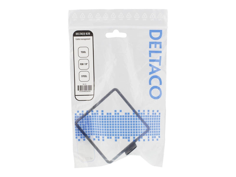 Deltaco 19-13 - Cable Hook - 1U - 19"