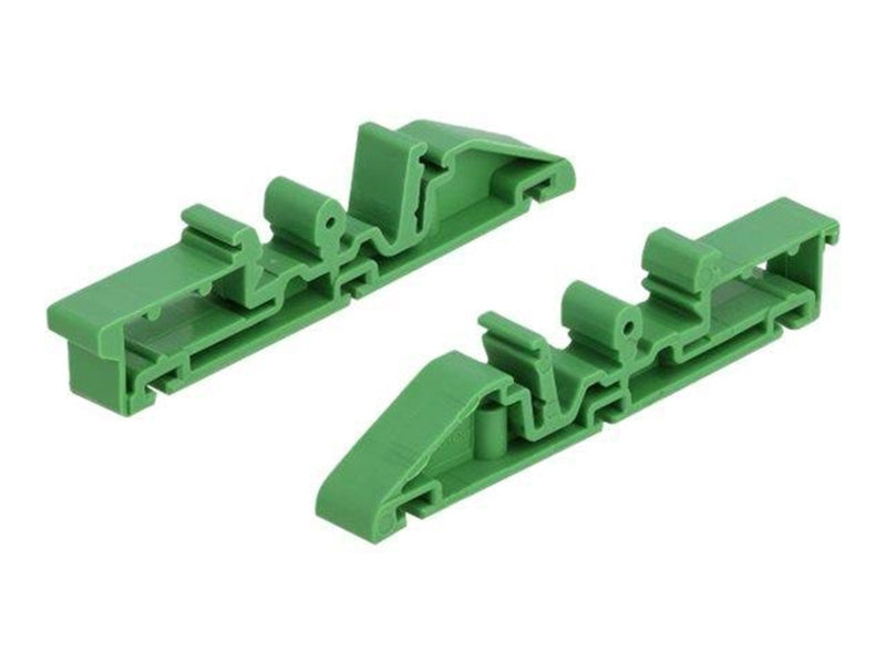 DeLOCK DIN Rail Clip - 4 Pieces