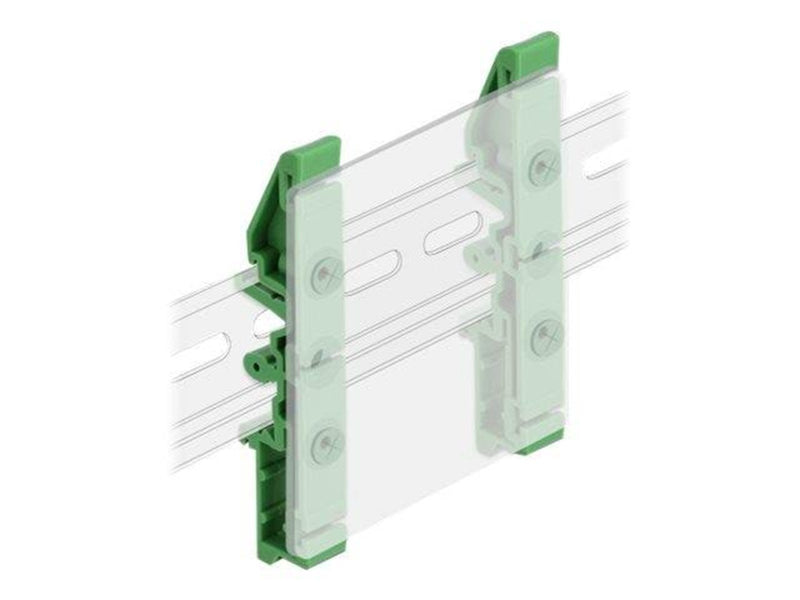 DeLOCK DIN Rail Clip - 4 Pieces