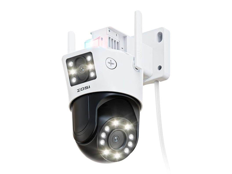 ZOSI C298 WiFi 6MP dual Pan Tilt IP outdoor camera IP66