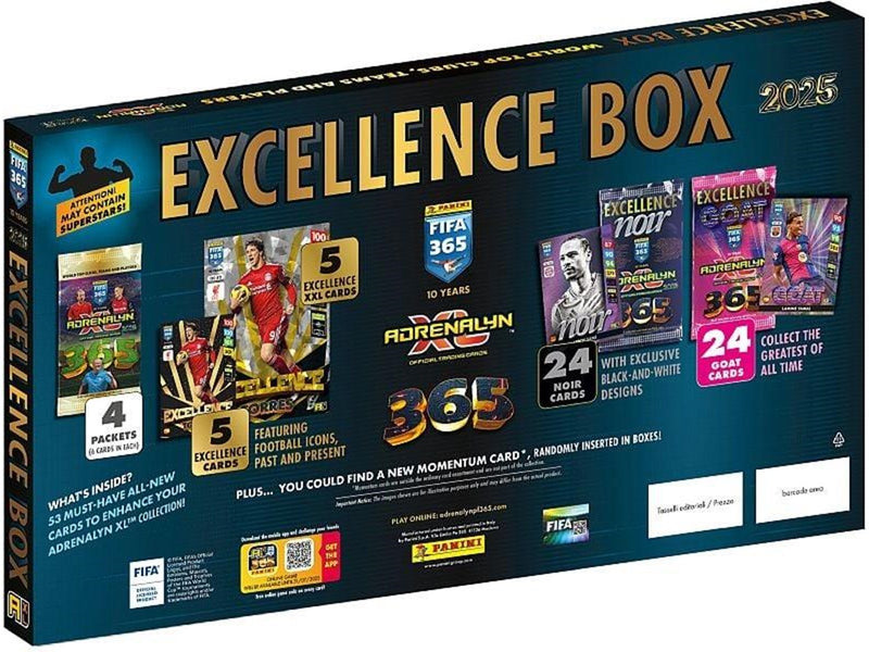 Panini FIFA 365 Adrenalyn XL 2025 Excellence Box
