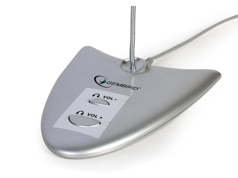 Gembird USB desktop microphone with integrated sound card