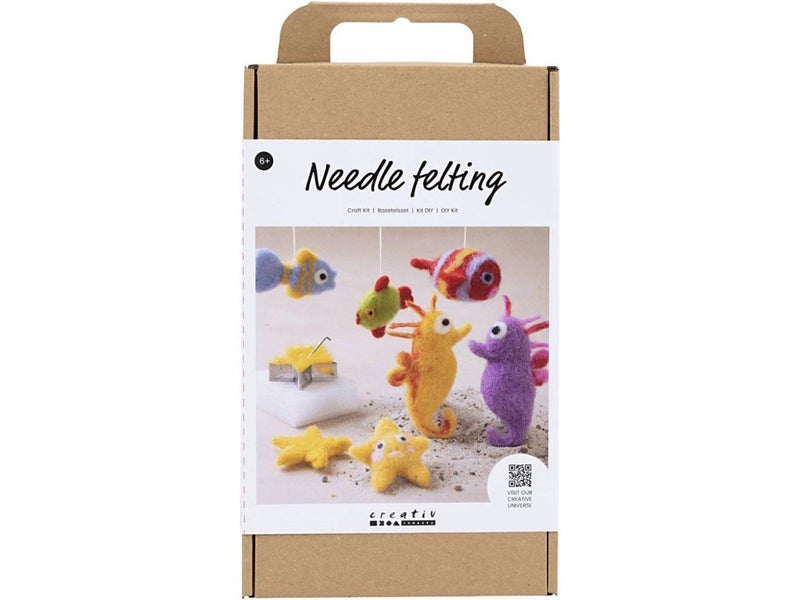 Creativ Company Craft Kit Needle Felting - Animals in Water
