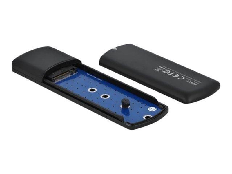 DeLOCK External Enclosure for M.2 NVMe PCIe SSD with USB Type-C Female - Tool Free