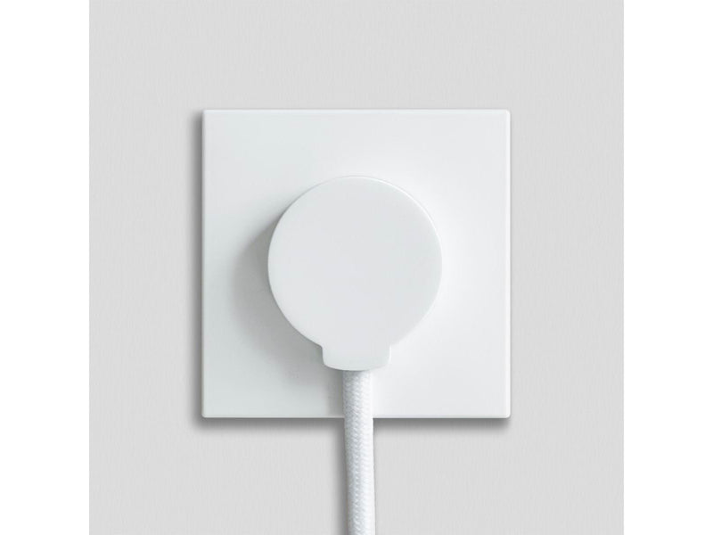 norm Schuko plug matte white