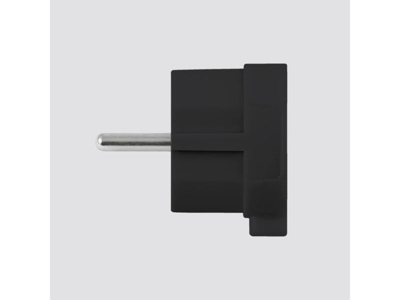 norm Schuko plug, matt black