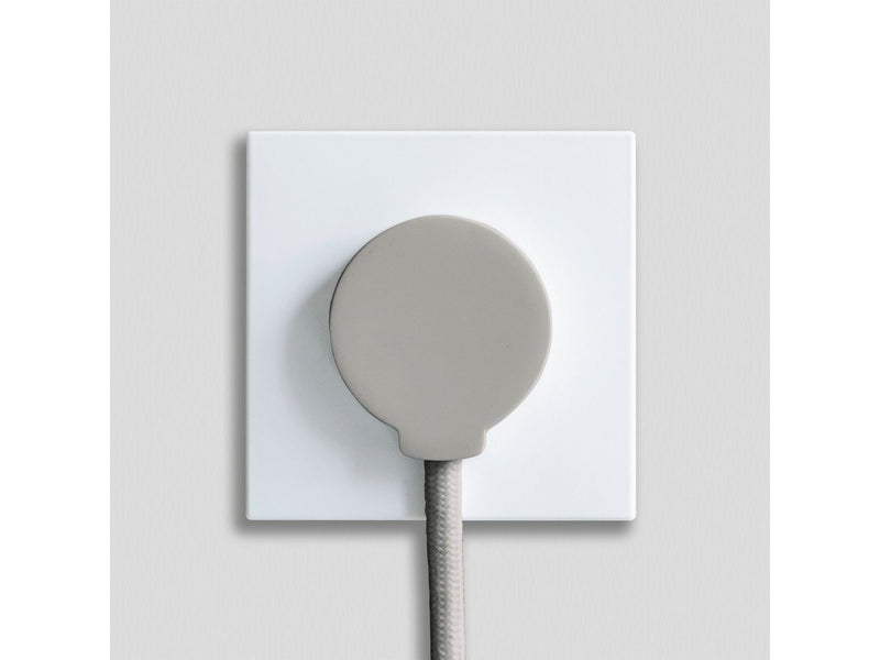 norm Schuko plug, matte grey
