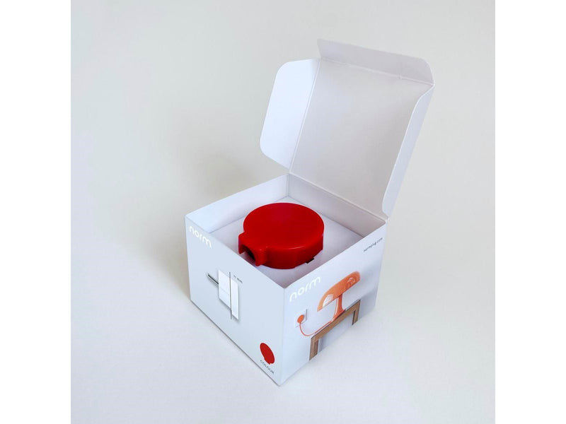 norm Schuko plug, matte red