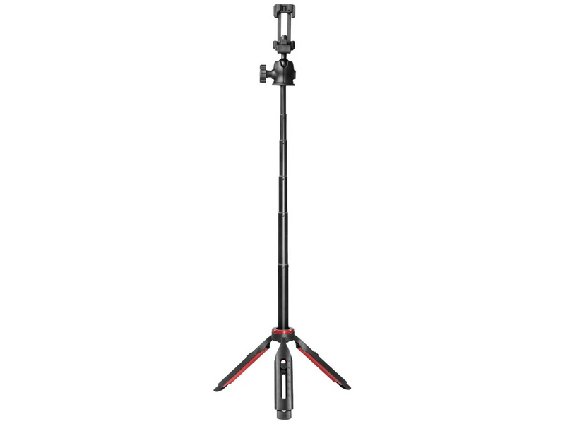 Hama Solid III Mobile Phone Tripod Black 80 cm with Ball Head and Remote Trigger