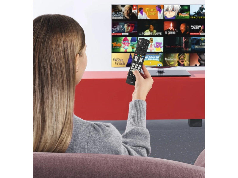 Hama Universal Remote Control for Panasonic TVs IR Learning Function Illuminated Keys