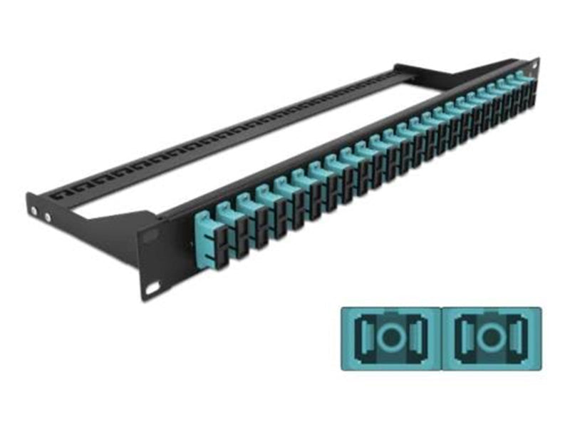 DeLOCK Patch Panel - 1U - 19"