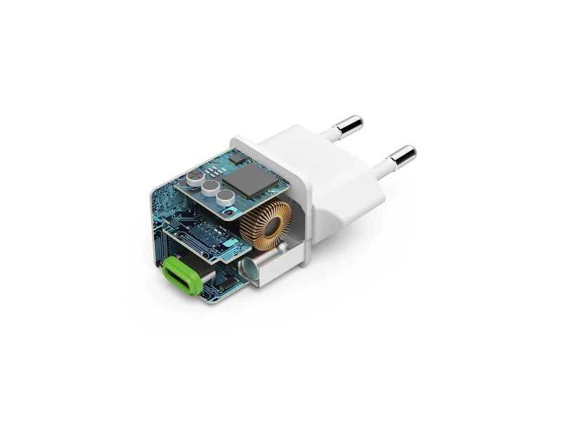 Hama Fast Charger USB-C Super-Mini Charger PD 25W White