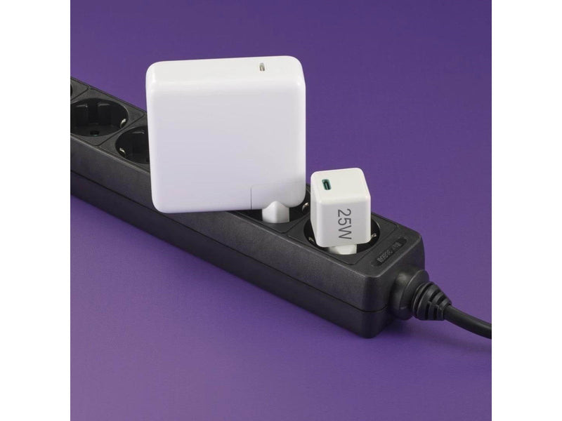 Hama Fast Charger USB-C Super-Mini Charger PD 25W White