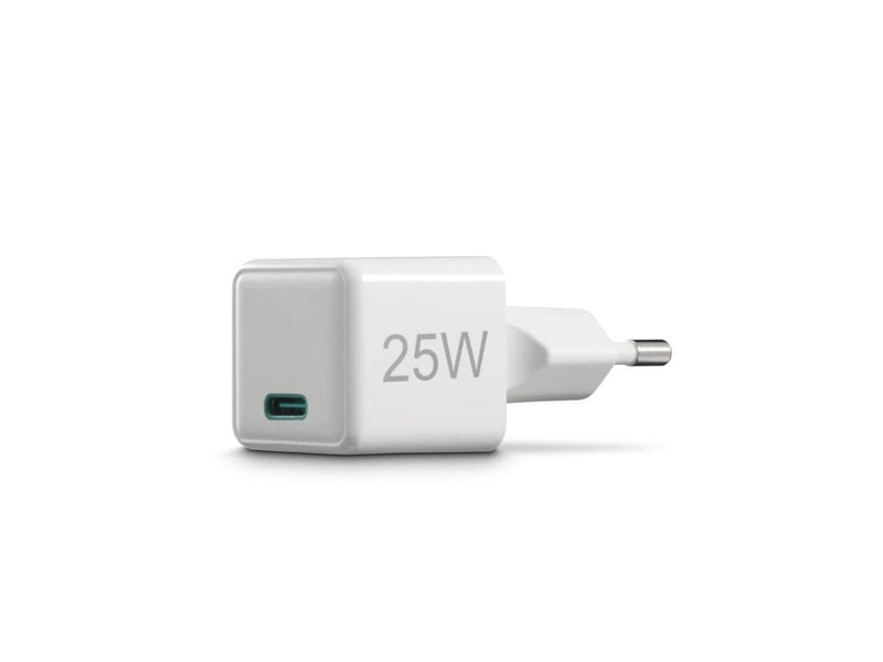Hama Fast Charger USB-C Super-Mini Charger PD 25W White