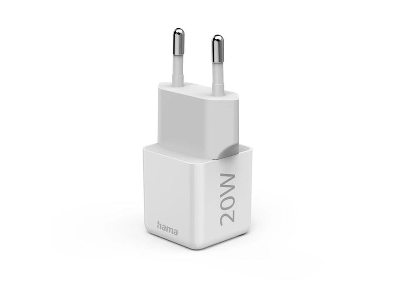 Hama Fast Charger USB-C Super-Mini Charger PD 20W White