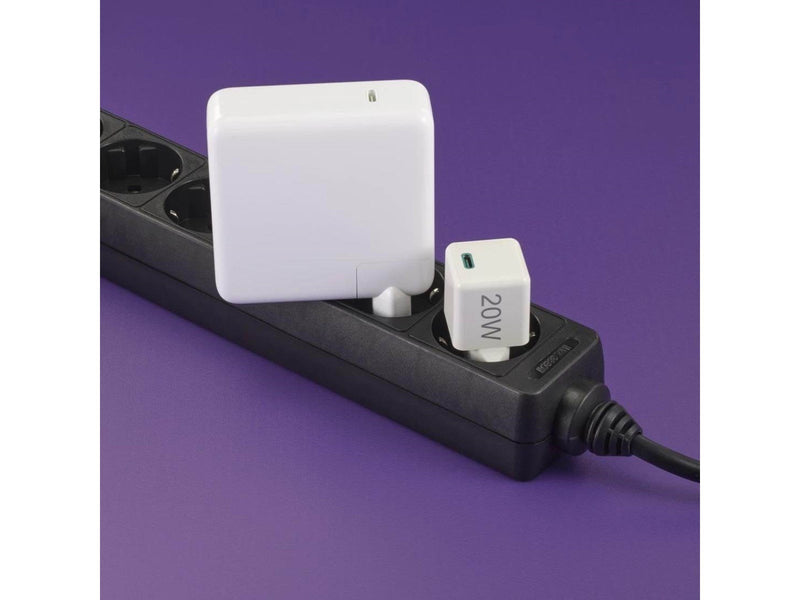 Hama Fast Charger USB-C Super-Mini Charger PD 20W White