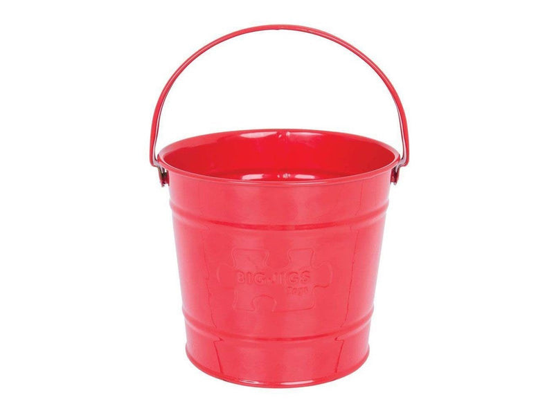 Bigjigs Red Metal Bucket