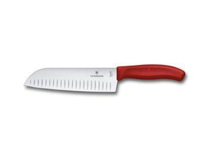 Victorinox Santoku Knife - Red - 17 cm