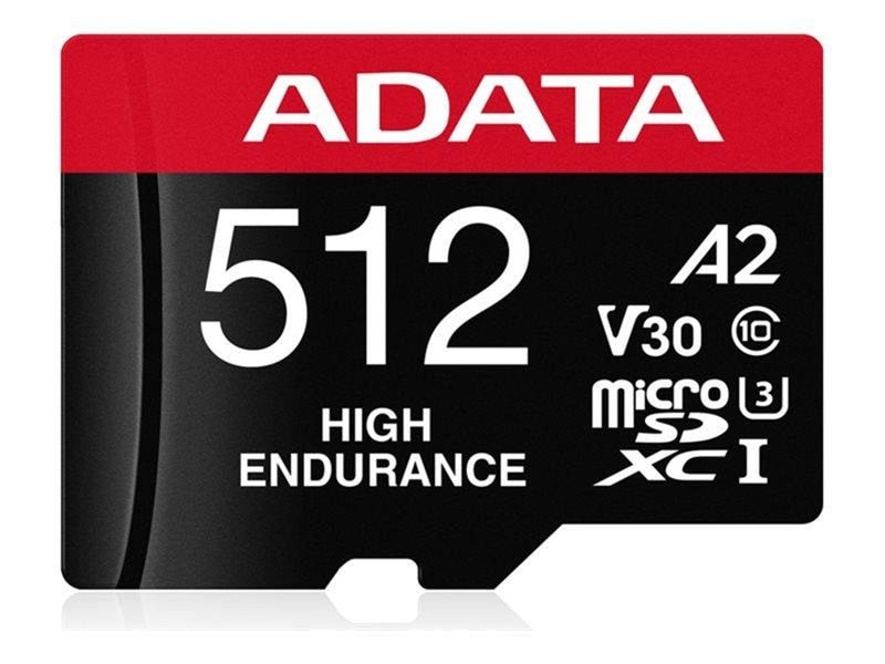 A-Data ADATA High Endurance - flash memory card - 512 GB - microSDXC UHS-I