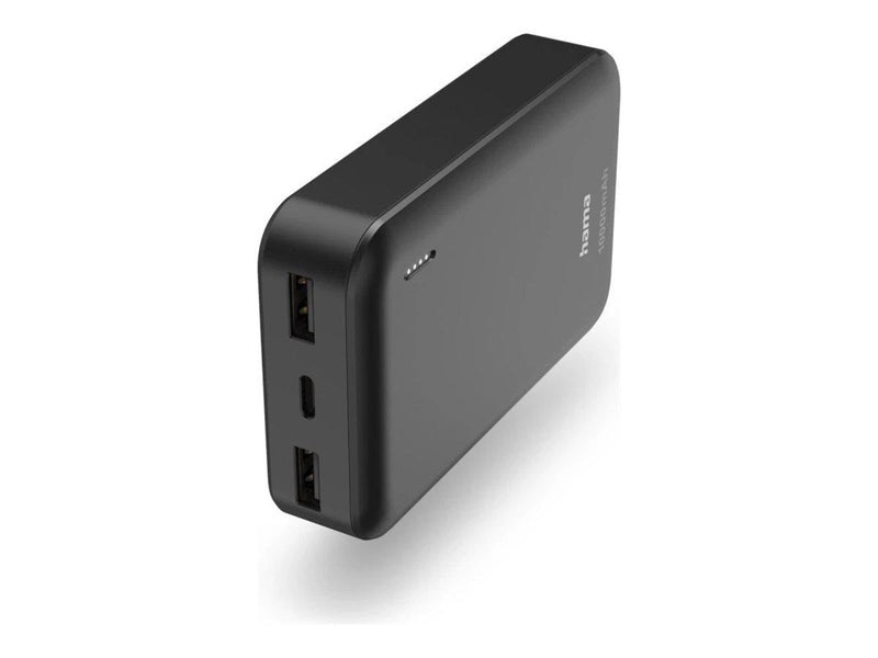 Hama 'Pocket 10' Power Pack 10000 mAh Anthracite Powerbank (Akku) - schwarz - 10000 mAh
