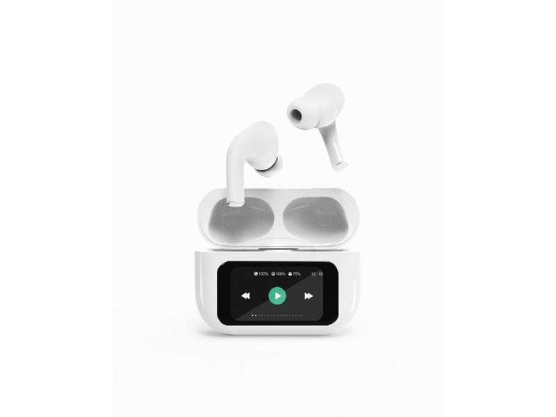 Gembird BT TWS in-ears with LCD display and ANC - Weiß