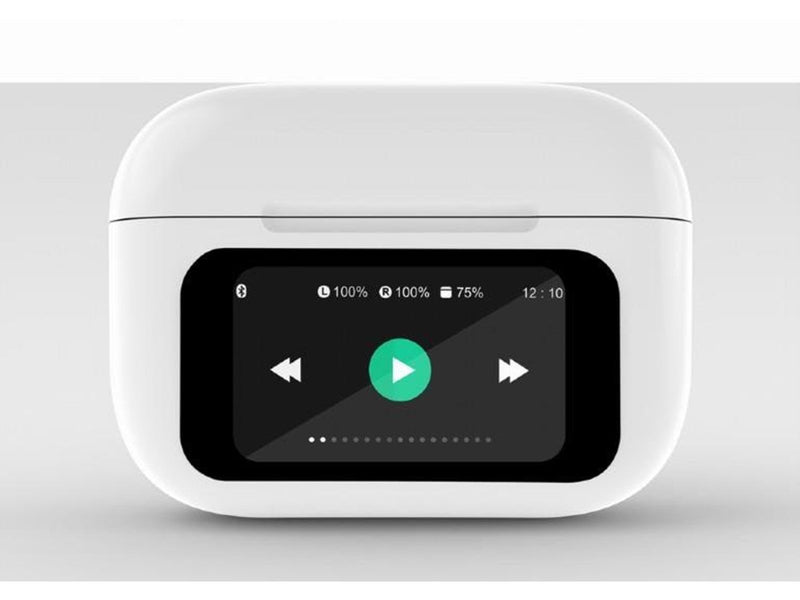 Gembird BT TWS in-ears with LCD display and ANC - Weiß
