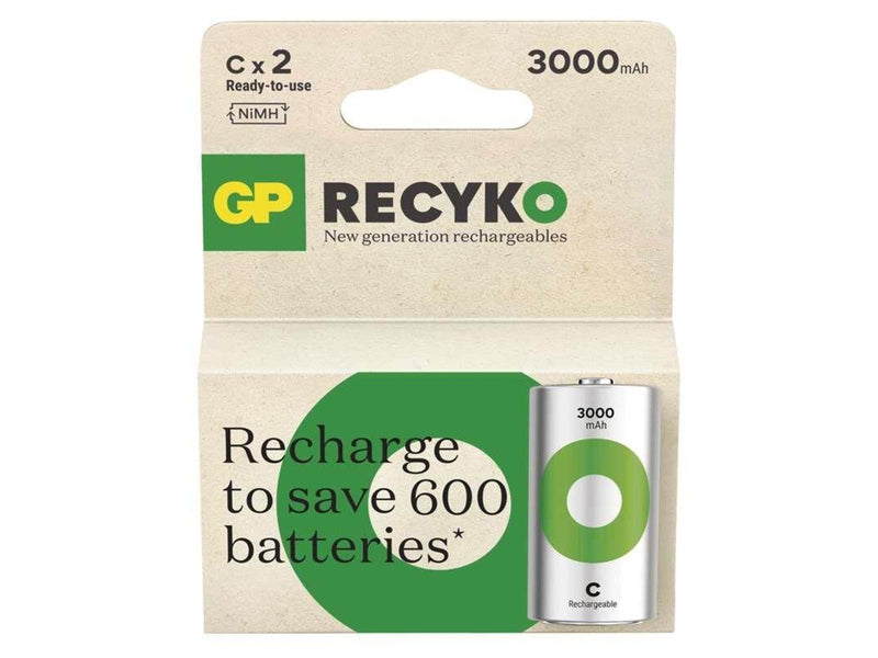GP Batteries Recyko 3000 C Industrial Rechargeable Battery