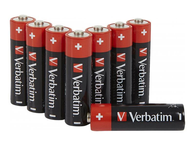Verbatim Battery - 8 x AA / LR06 - Alkaline
